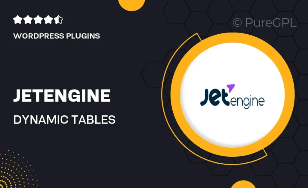 JetEngine Dynamic Tables Builder 17 JetEngine Dynamic Tables Builder