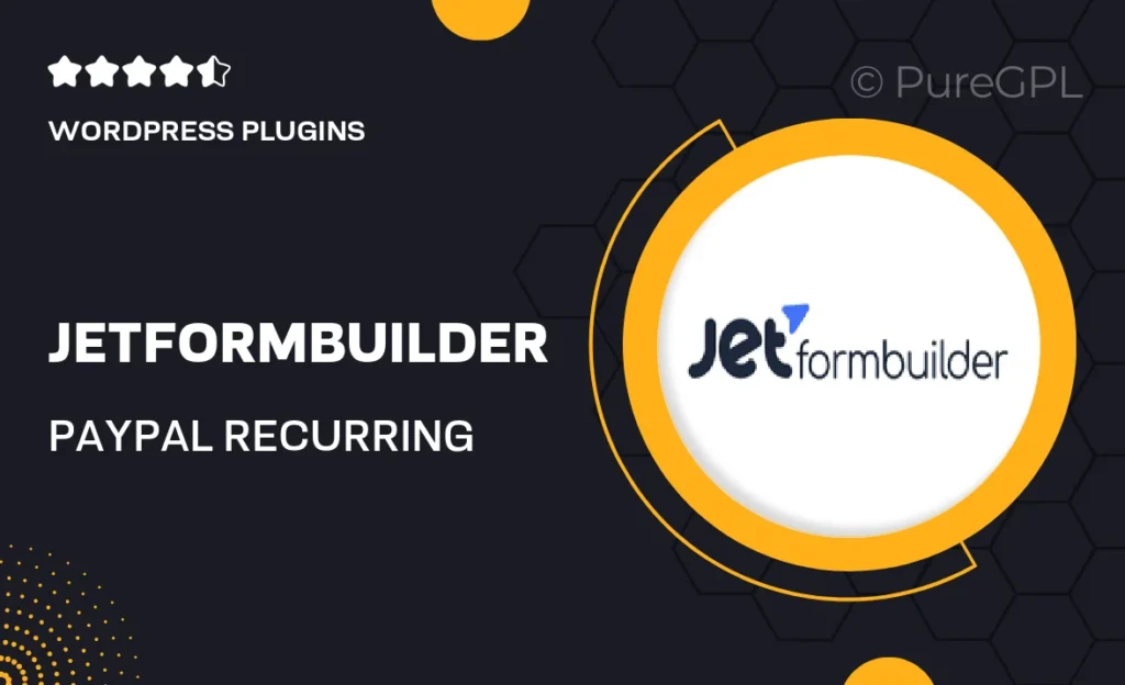 JetFormBuilder PayPal Recurring payments 33 JetFormBuilder PayPal Recurring payments