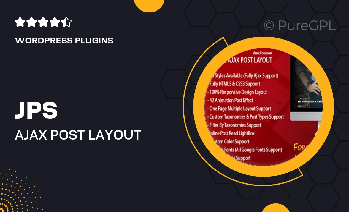 JPS Ajax Post Layout – Addon For WPBakery Page Builder