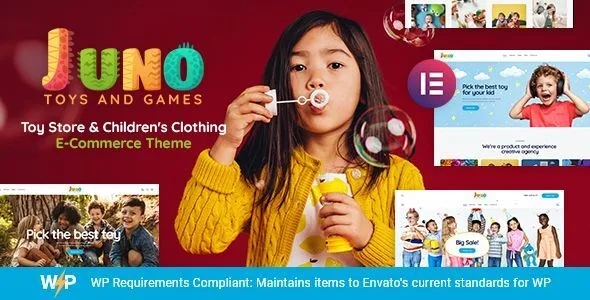 juno kids toys games store wordpress theme 1