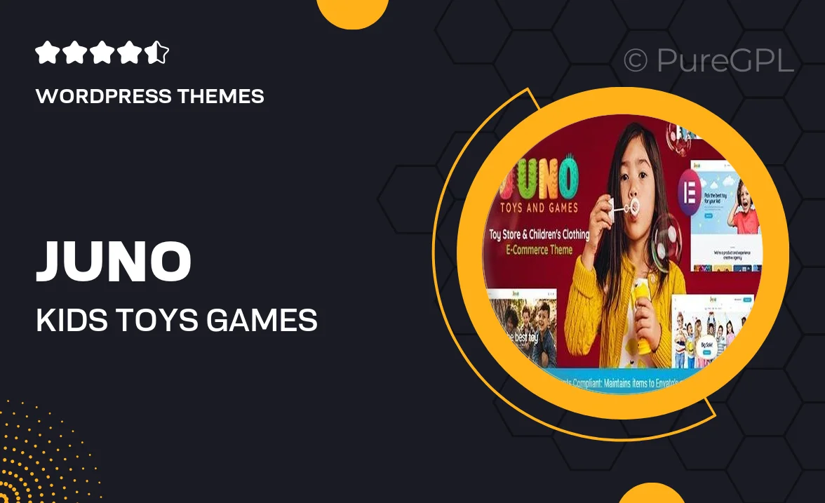 Juno – Kids Toys & Games Store WordPress Theme
