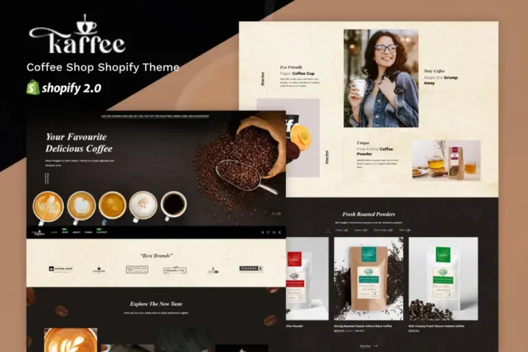 kaffe coffee shop shopify theme 1