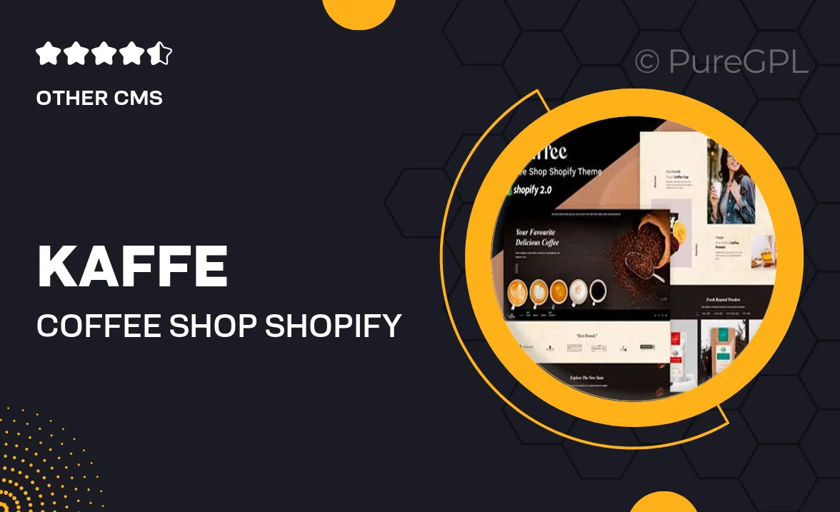 Kaffe – Coffee Shop Shopify Theme