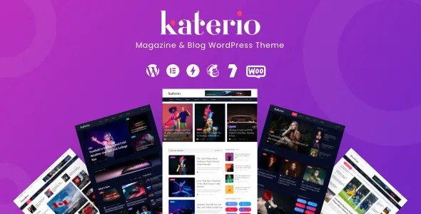 katerio magazine blog wordpress theme 1