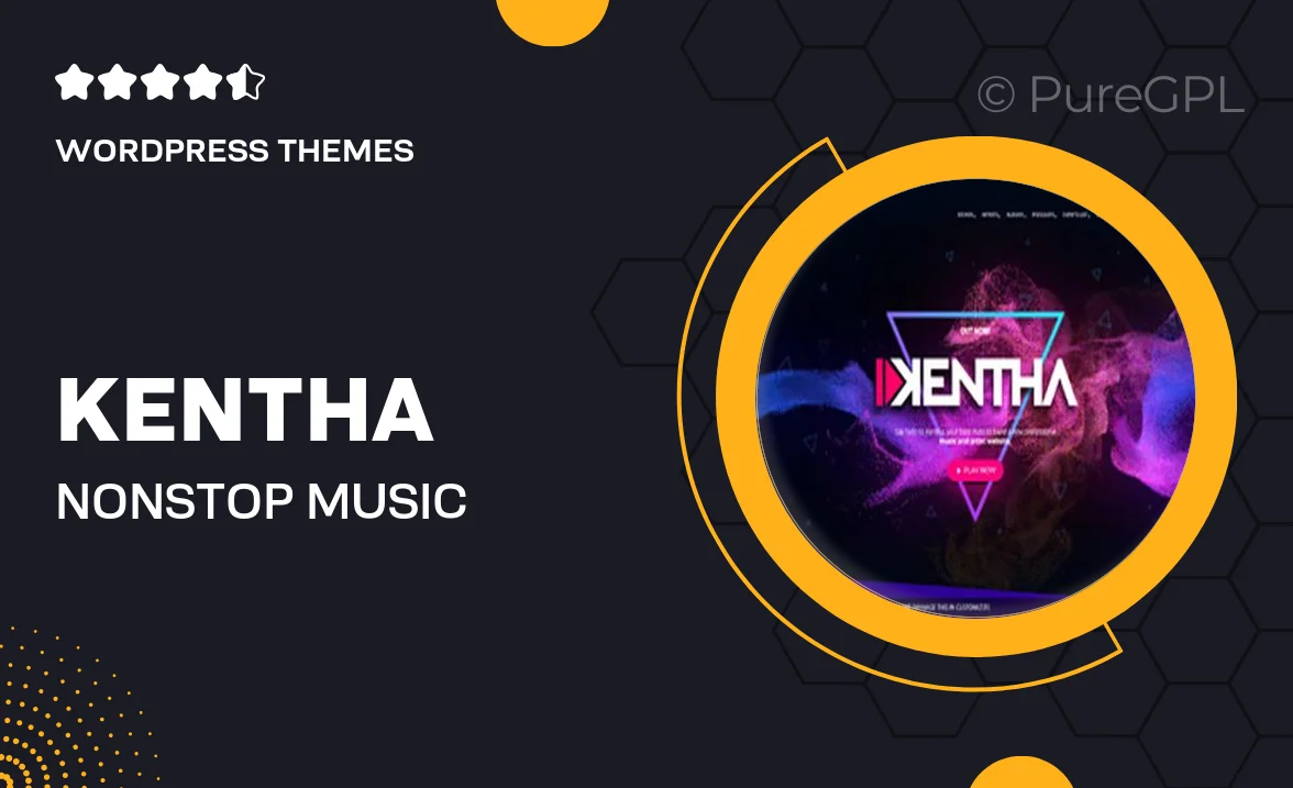 Kentha – Non-Stop Music WordPress Theme with Ajax