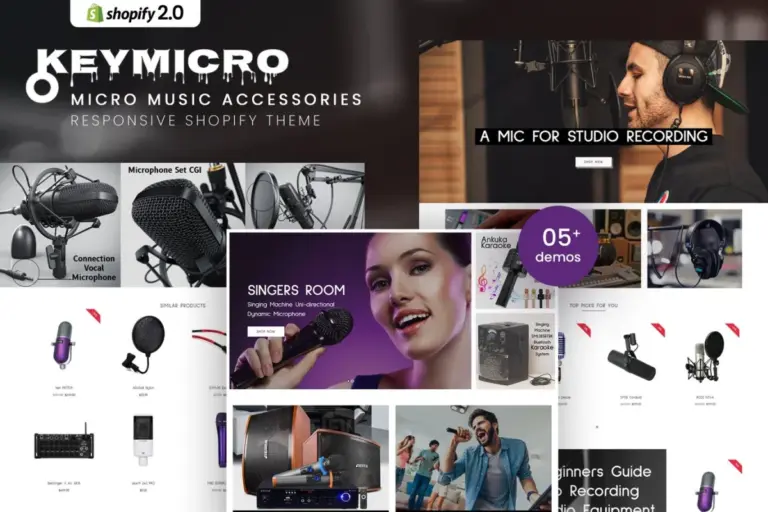 keymicro micro music accessories shopify theme 1