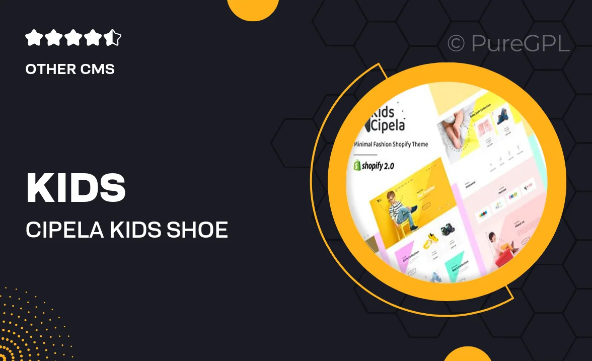 Kids Cipela – Kids Shoe Store Theme