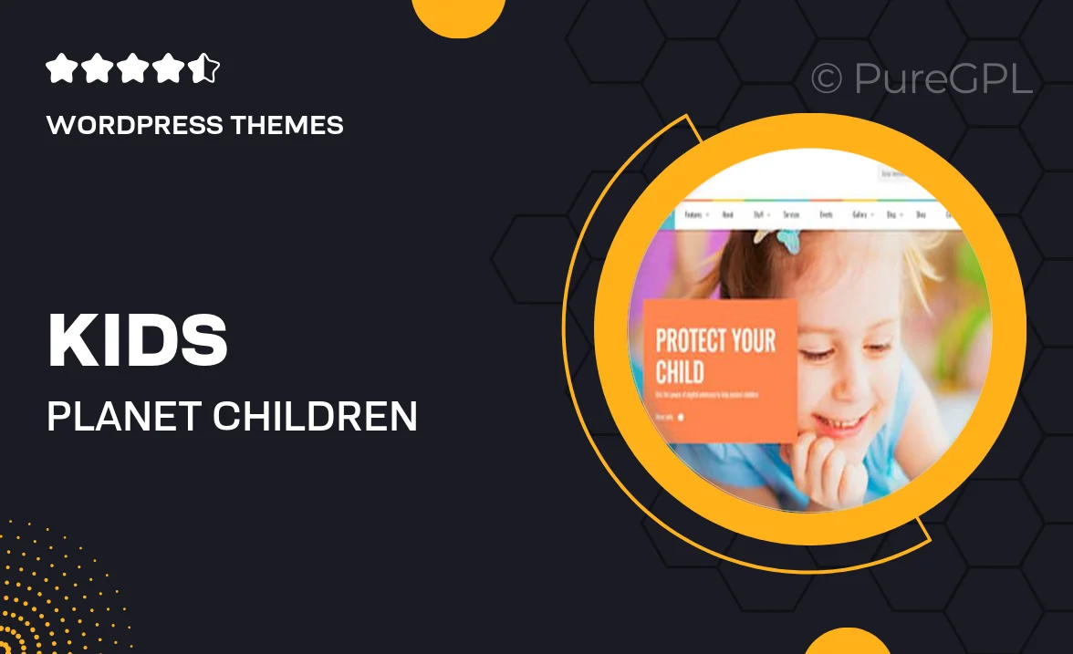 Kids Planet – Children Kindergarten and Playgroup WordPress Theme