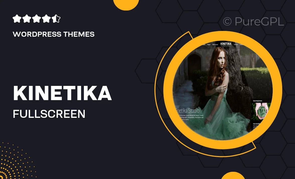 Kinetika – Fullscreen Photography Theme