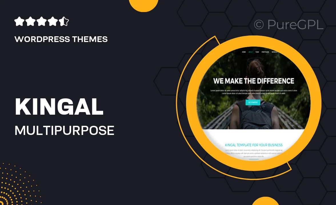 Kingal – MultiPurpose WordPress Theme