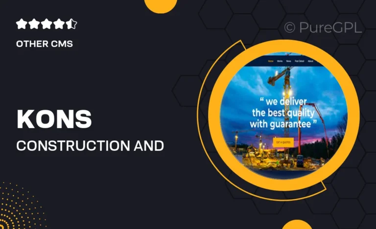 kons construction and building drupal 10 theme