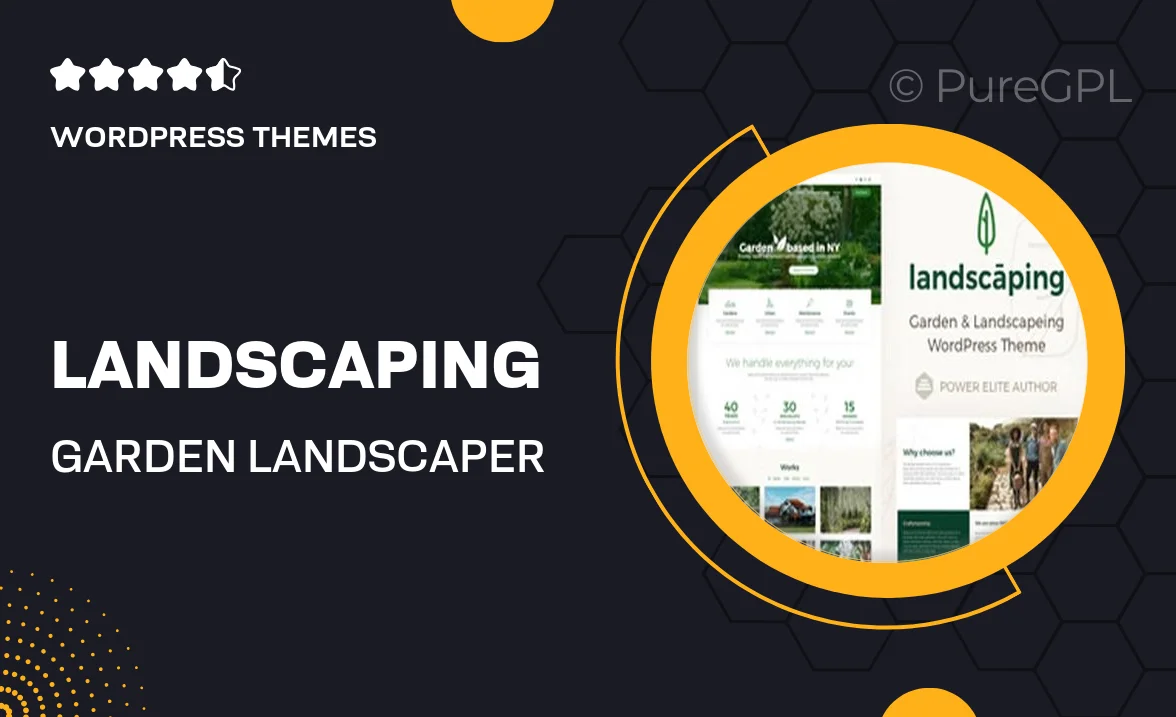 Landscaping – Garden Landscaper WordPress Theme