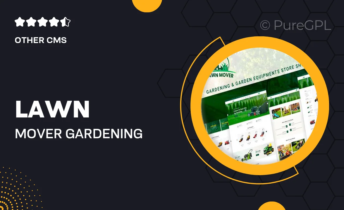 Lawn Mover – Gardening & Garden Equipments Store