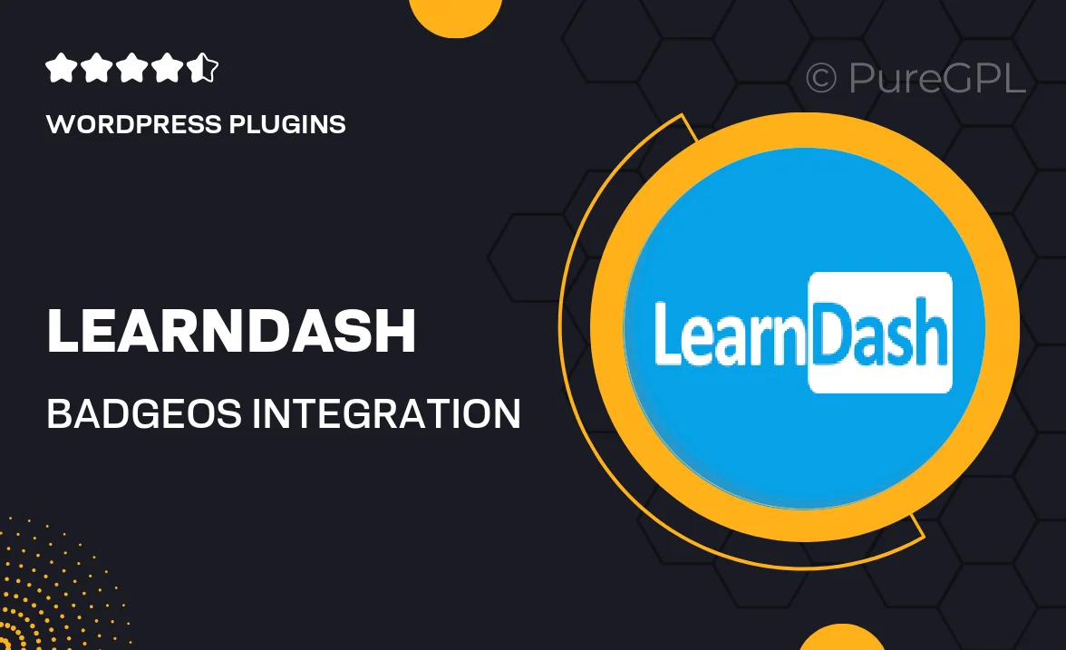 Learndash | BadgeOS Integration