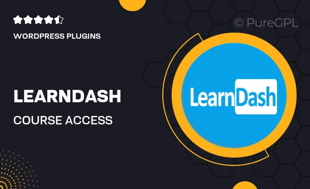 Learndash | Course Access Manager 36 Learndash | Course Access Manager