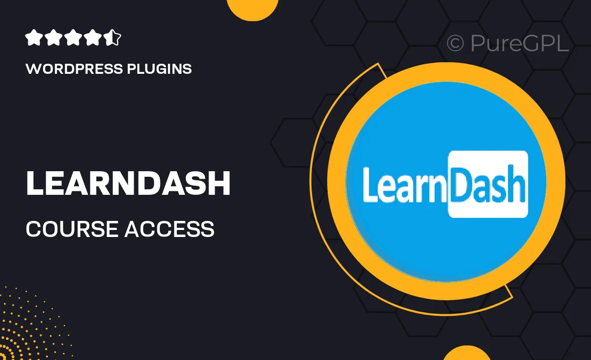 Learndash | Course Access Manager
