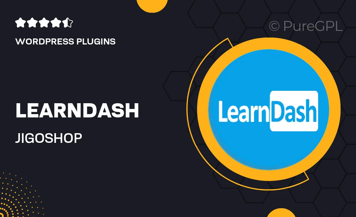 Learndash | JigoShop Integration