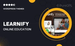 Learnify – Online Education Courses WordPress Theme