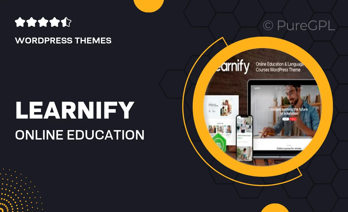 Learnify – Online Education Courses WordPress Theme