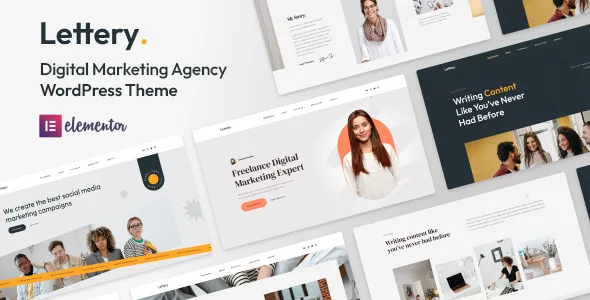 lettery digital marketing agency wordpress theme 1
