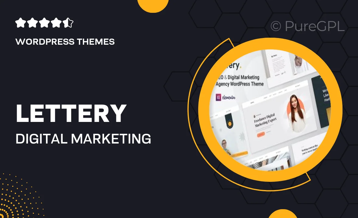 Lettery – Digital Marketing Agency WordPress Theme