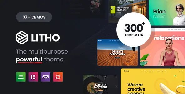 litho multipurpose elementor wordpress theme 1
