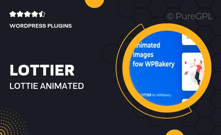 lottier lottie animated images for wpbakery