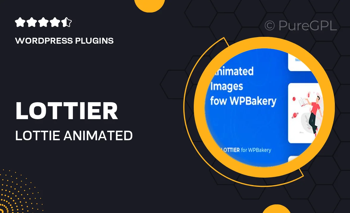 Lottier – Lottie Animated Images for WPBakery