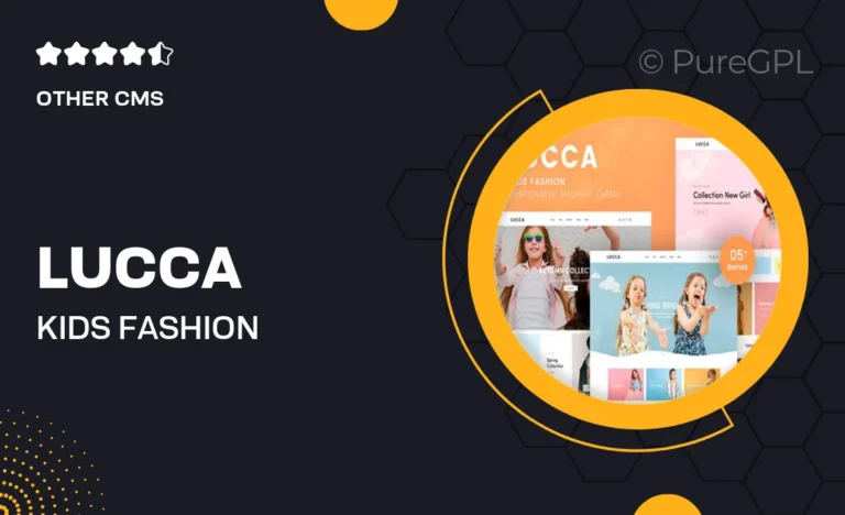 lucca kids fashion responsive shopify theme