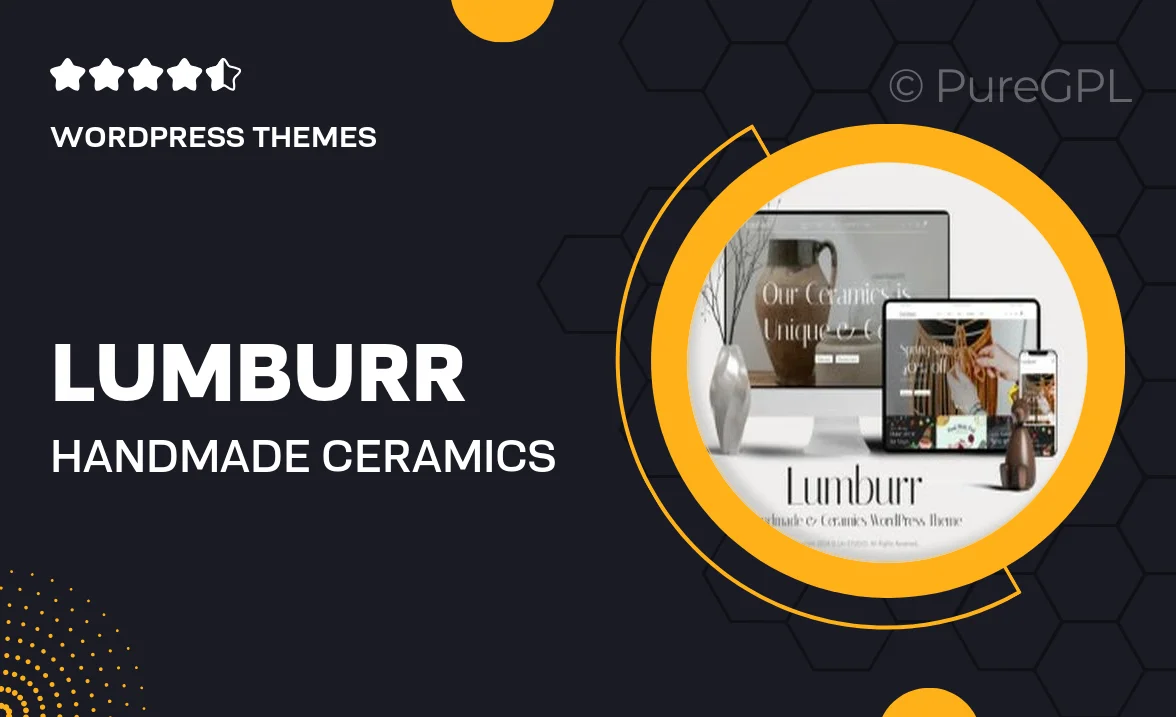 Lumburr – Handmade & Ceramics WordPress Theme