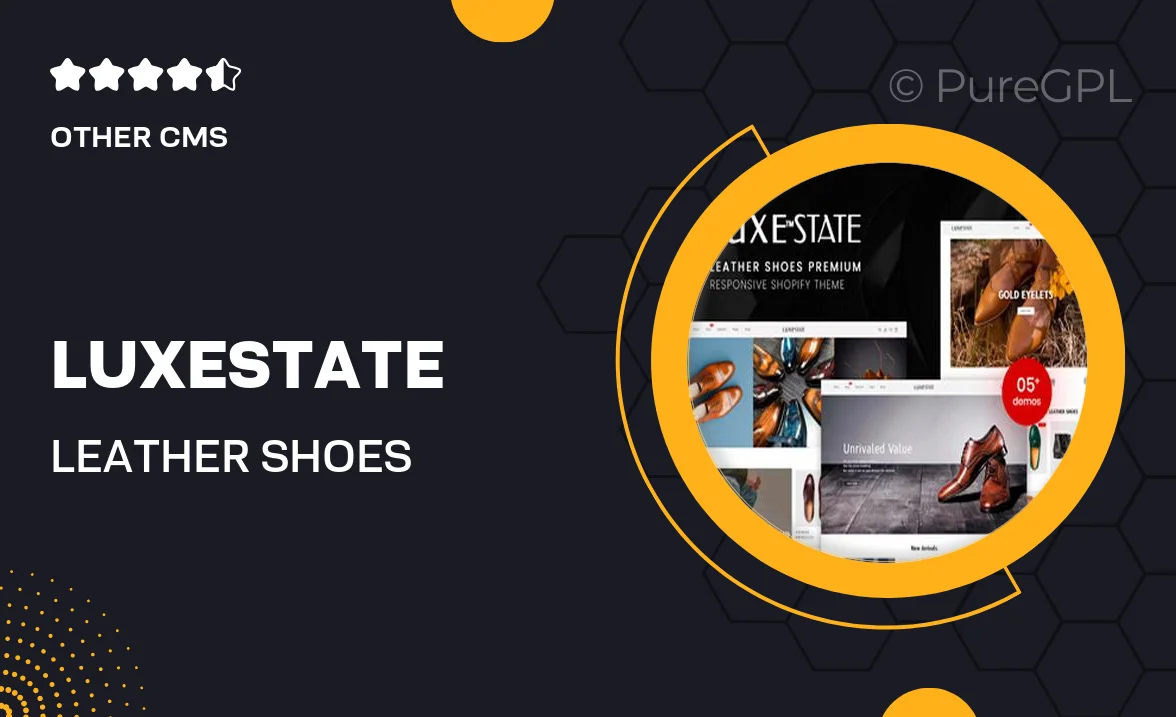 LuxeState – Leather Shoes Premium Shopify Theme
