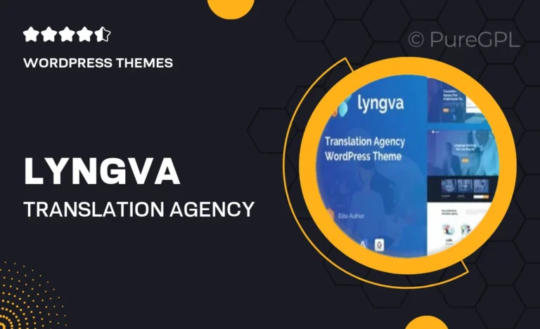 lyngva translation agency wordpress theme