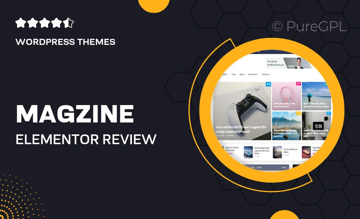 Magzine – Elementor Review and Magazine Theme