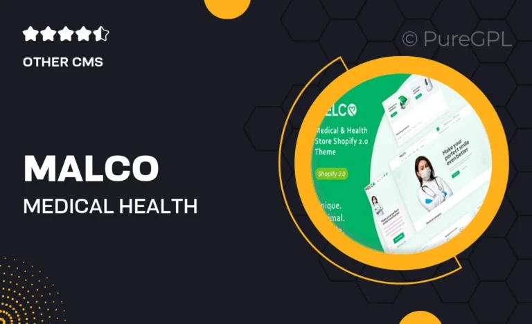 malco medical health store shopify theme