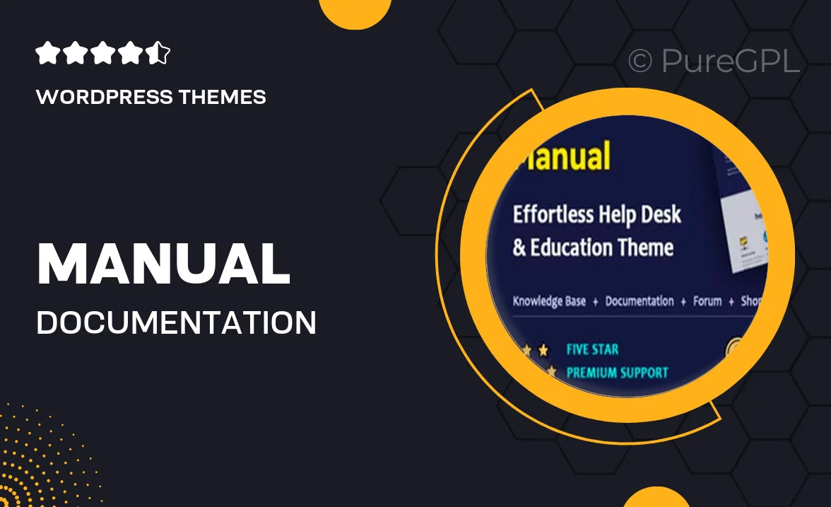 Manual – Documentation, Knowledge Base & Education WordPress Theme