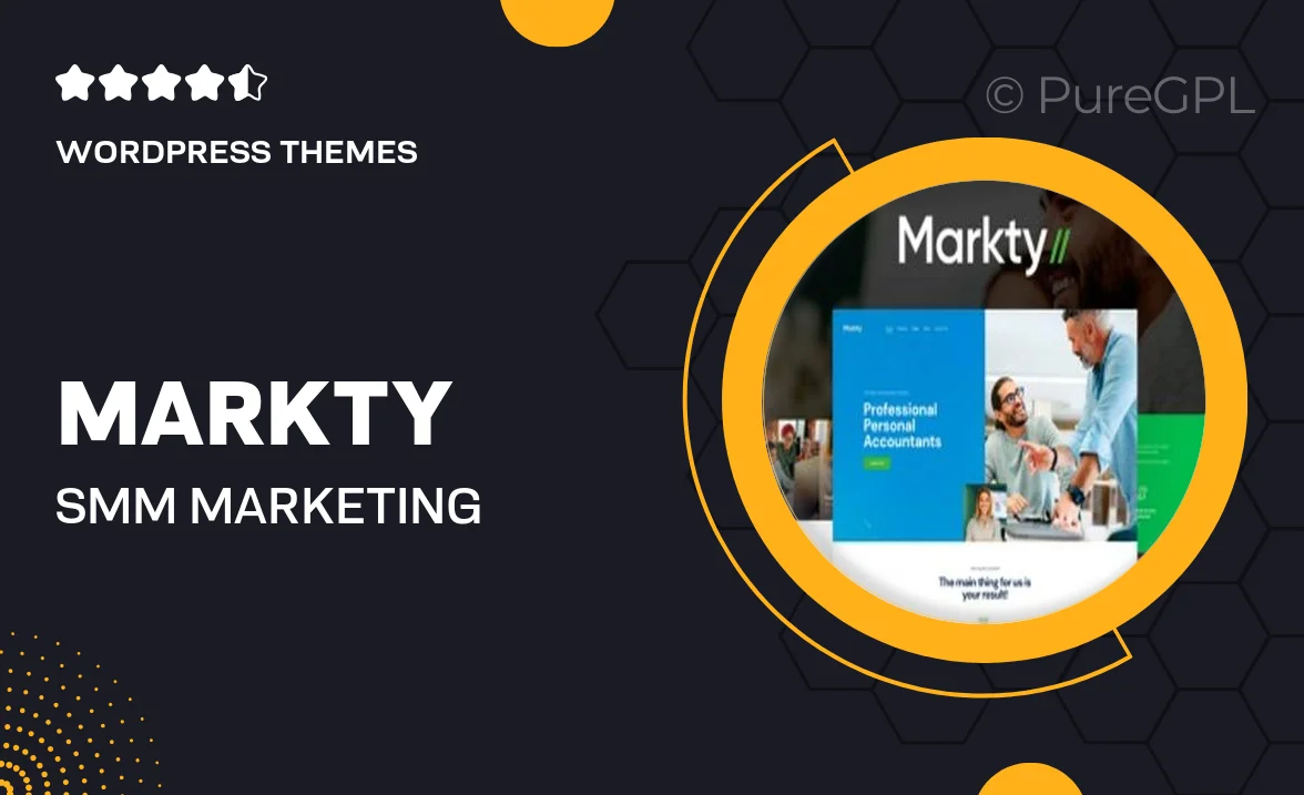Markty – SMM & Marketing WordPress Theme