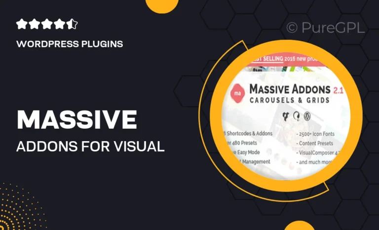 massive addons for visual composer collections pack