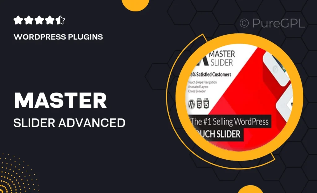 Master Slider – Advanced WordPress Slider Plugin