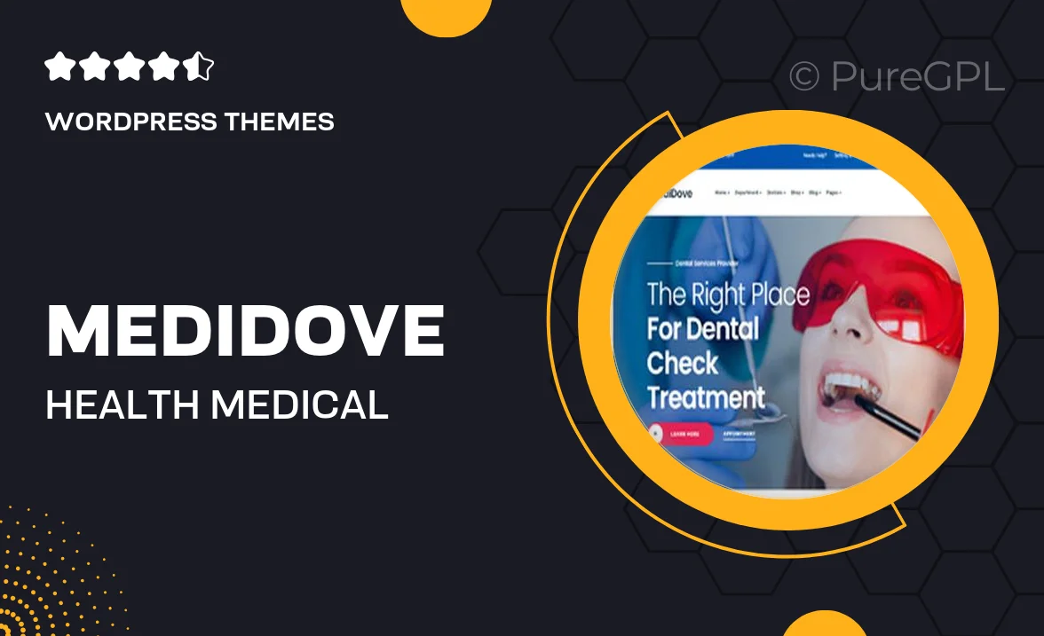 MediDove – Health & Medical WordPress Theme + RTL