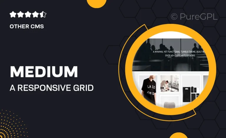 medium a responsive grid tumblr theme