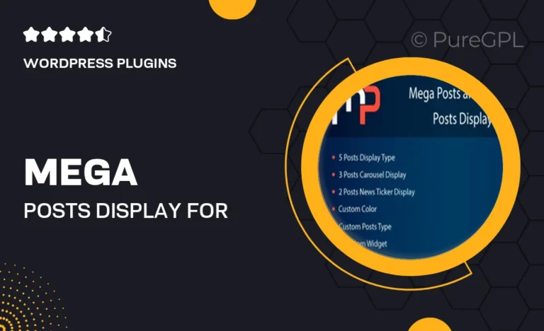 mega posts display for wpbakery