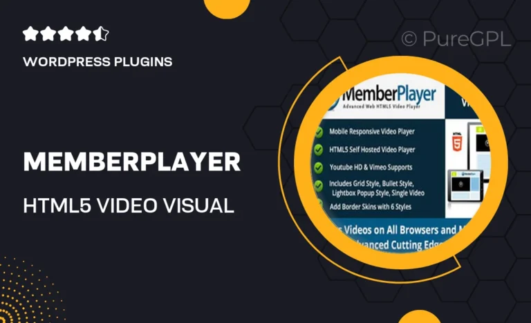 memberplayer html5 video visual composer addon
