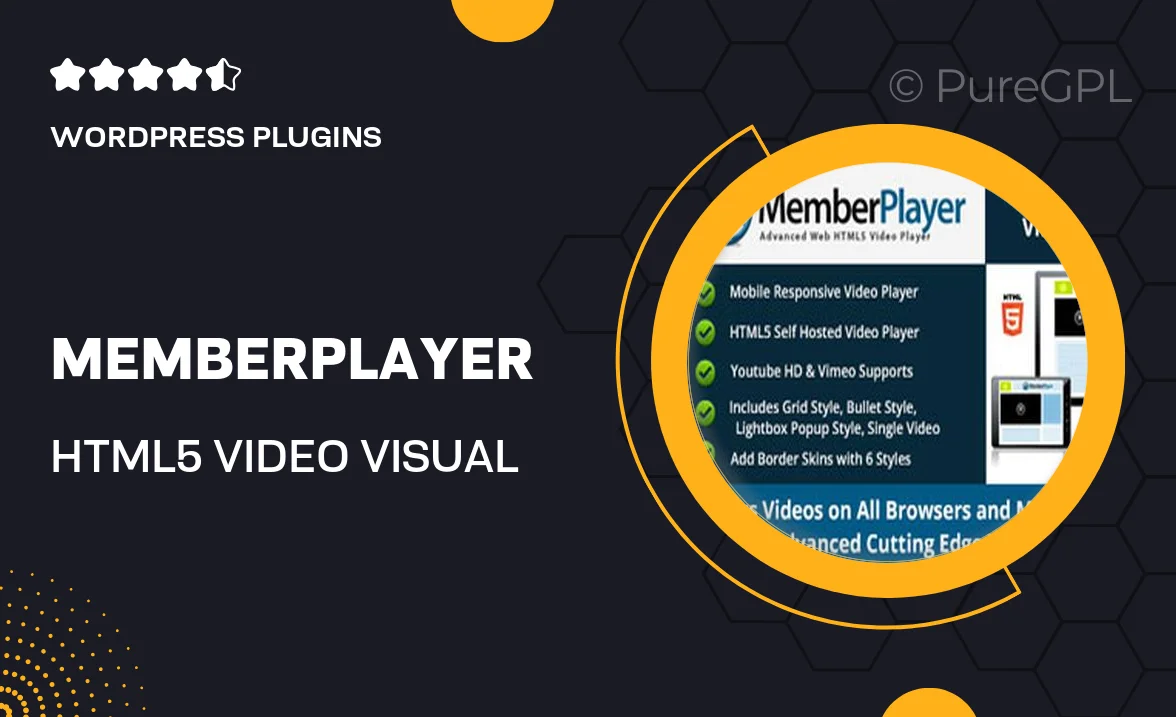 MemberPlayer HTML5 Video – Visual Composer Addon