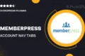 Memberpress | Account Nav Tabs