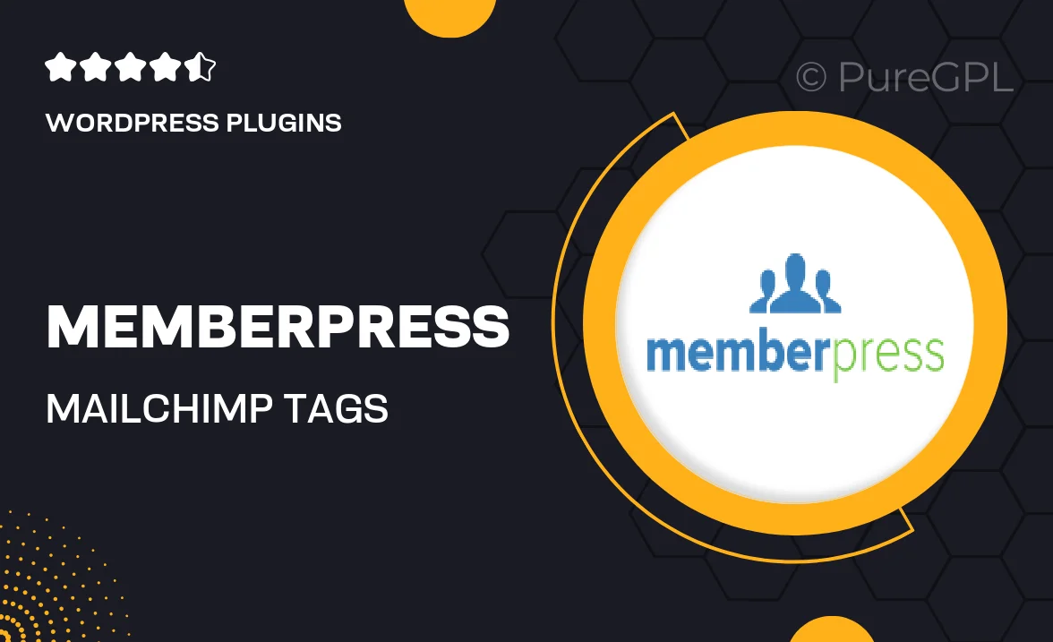 Memberpress | Mailchimp Tags