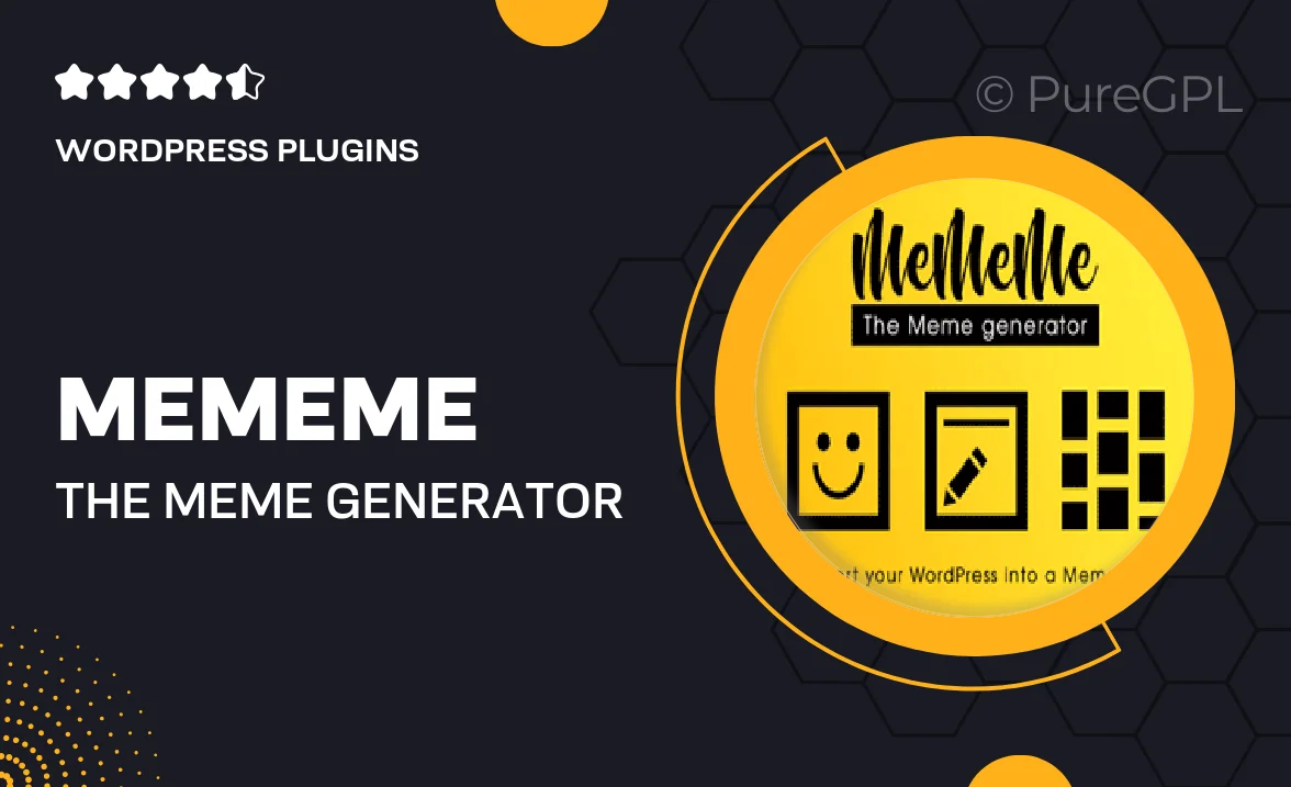 MeMeMe – The Meme Generator | WP Plugin