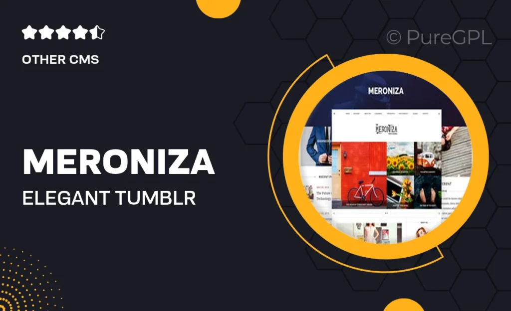 Meroniza – Elegant Tumblr Theme 3 Meroniza – Elegant Tumblr Theme