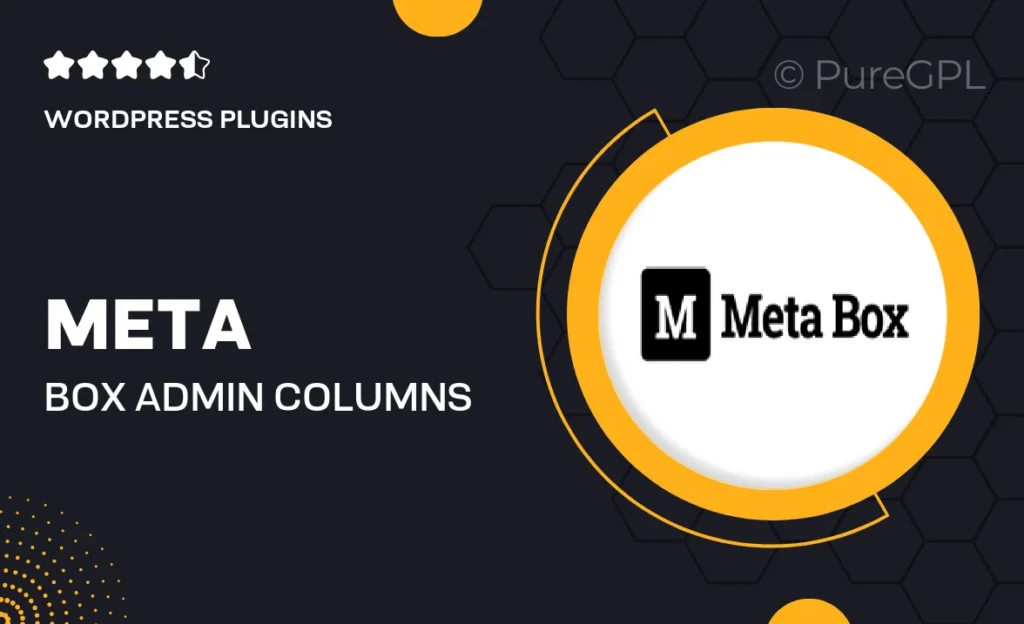 Meta box | Admin Columns 24 Meta box | Admin Columns