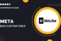 Meta box | Custom Table