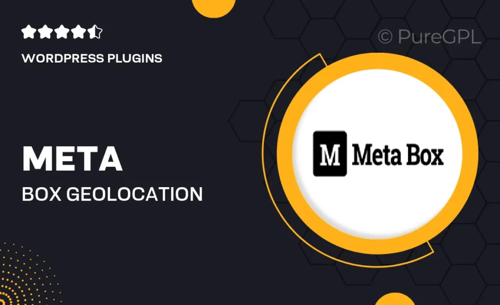 Meta box | Geolocation 7 Meta box | Geolocation